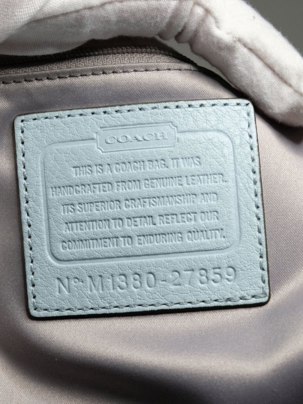 Coach Madison Cafe Carryall, Leather, pastel seafoam, Fair - Picture 3 of 15